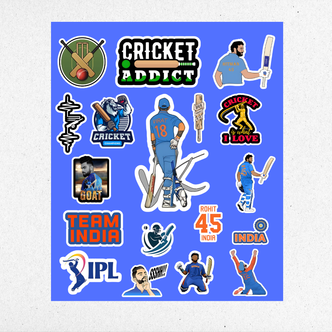 cricket mini sticker sheet 1