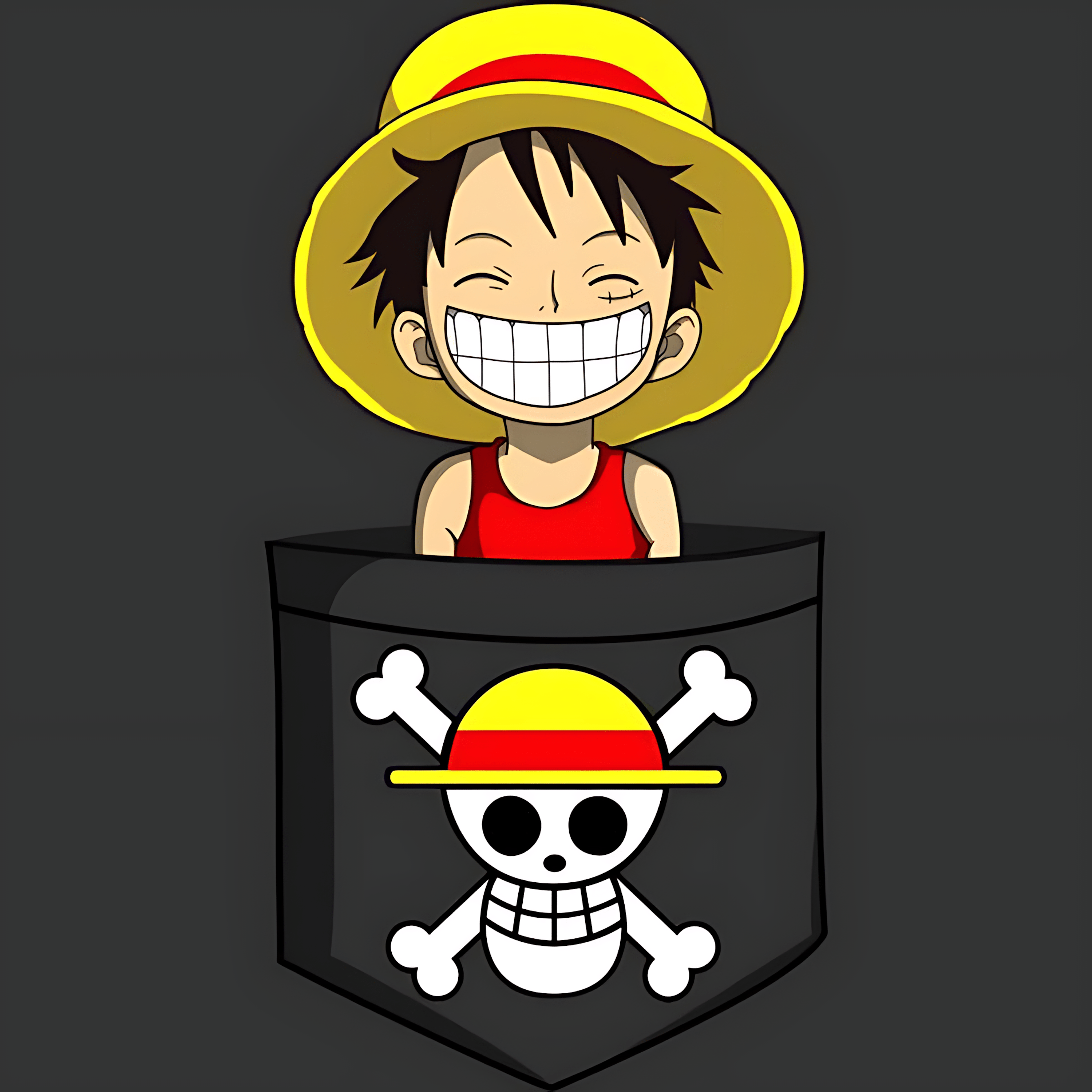 Pirate Luffy Sticker