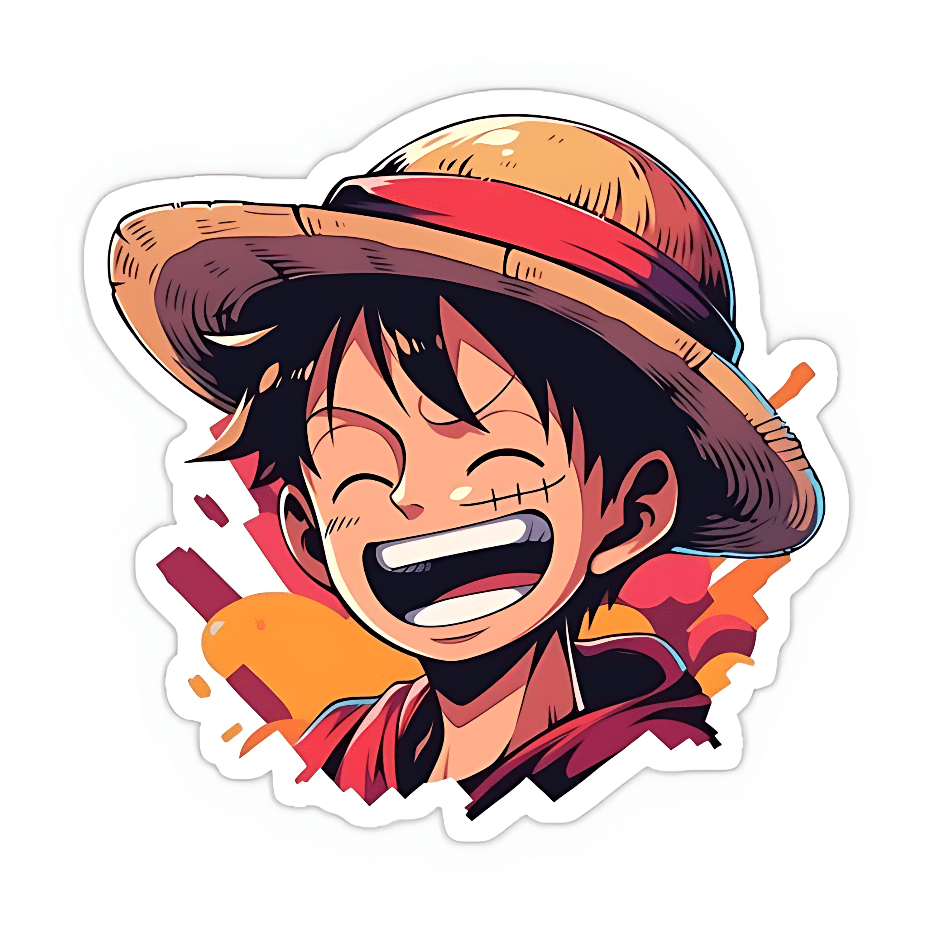 Luffy From One Piece Sticker