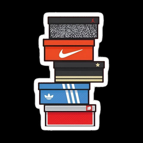 Sneaker Boxes Sticker