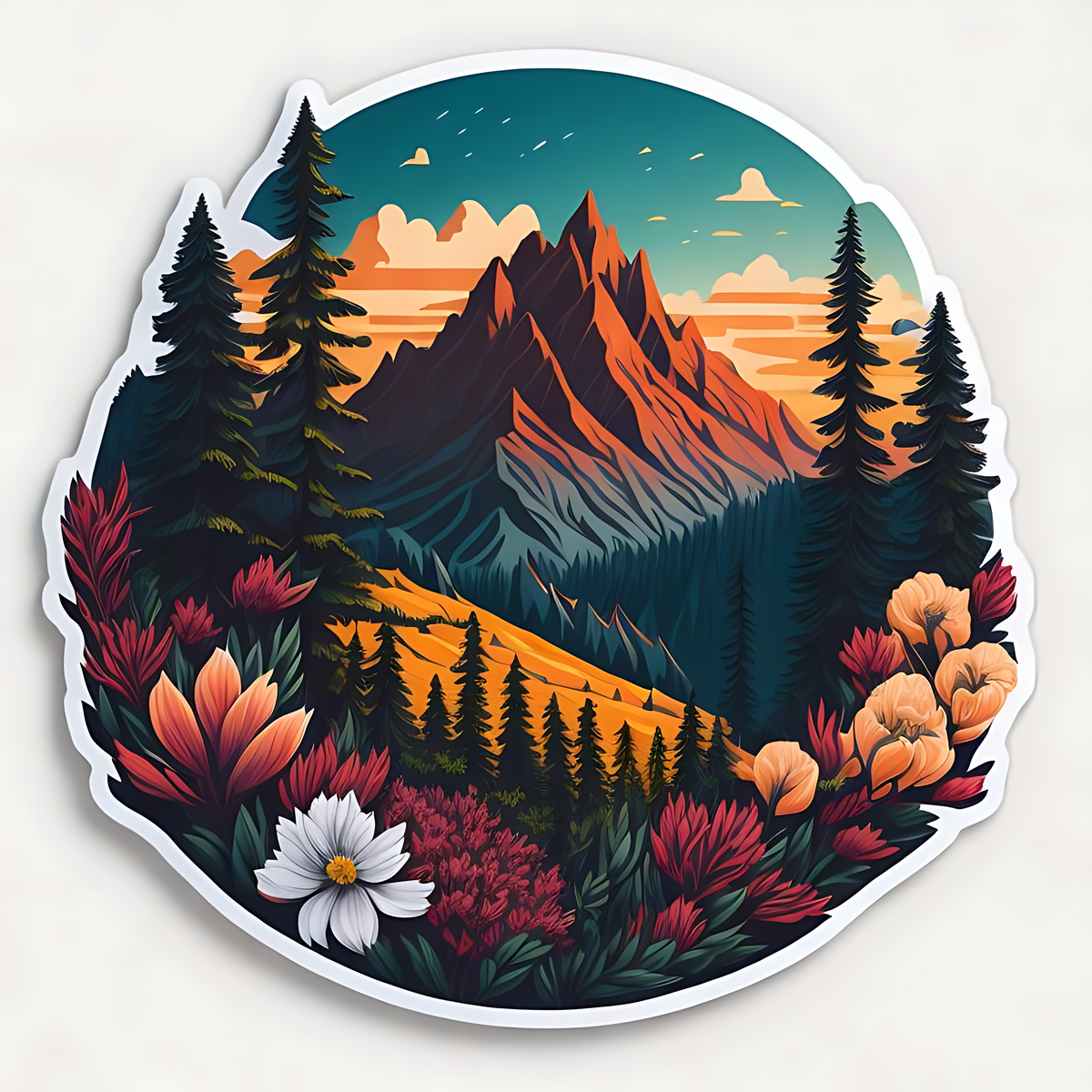 Aesthetic Scene Sticker