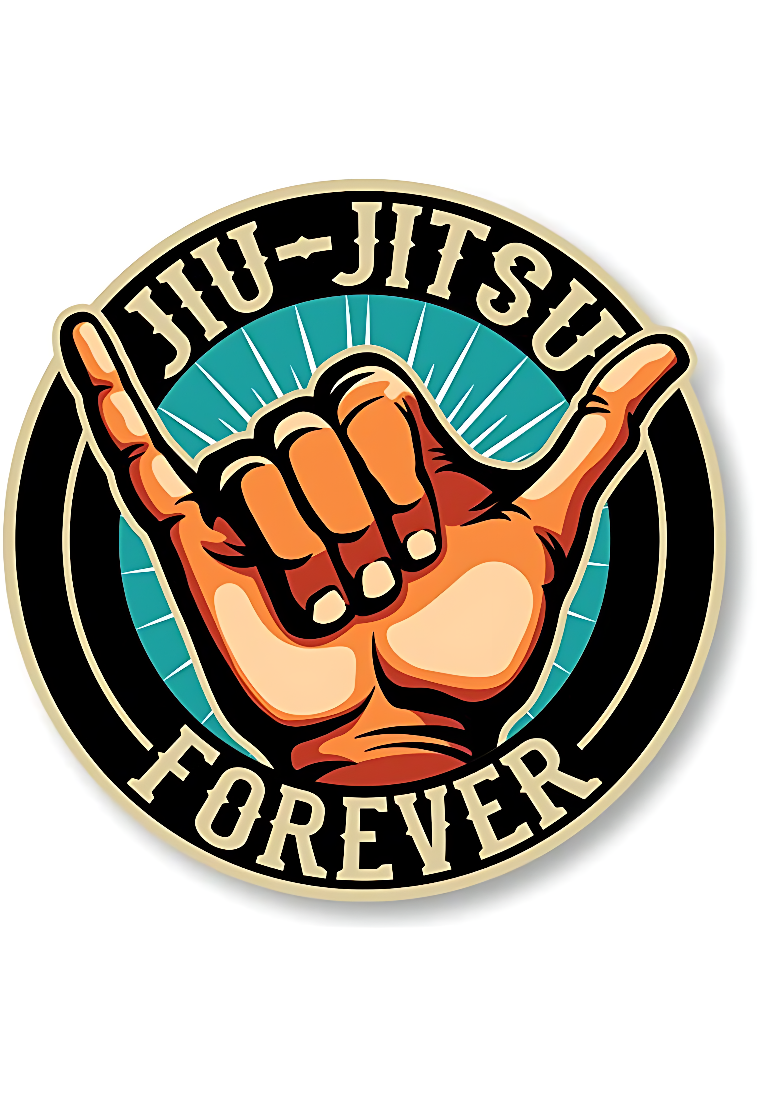 Jiu Jitsu Forever Sticker