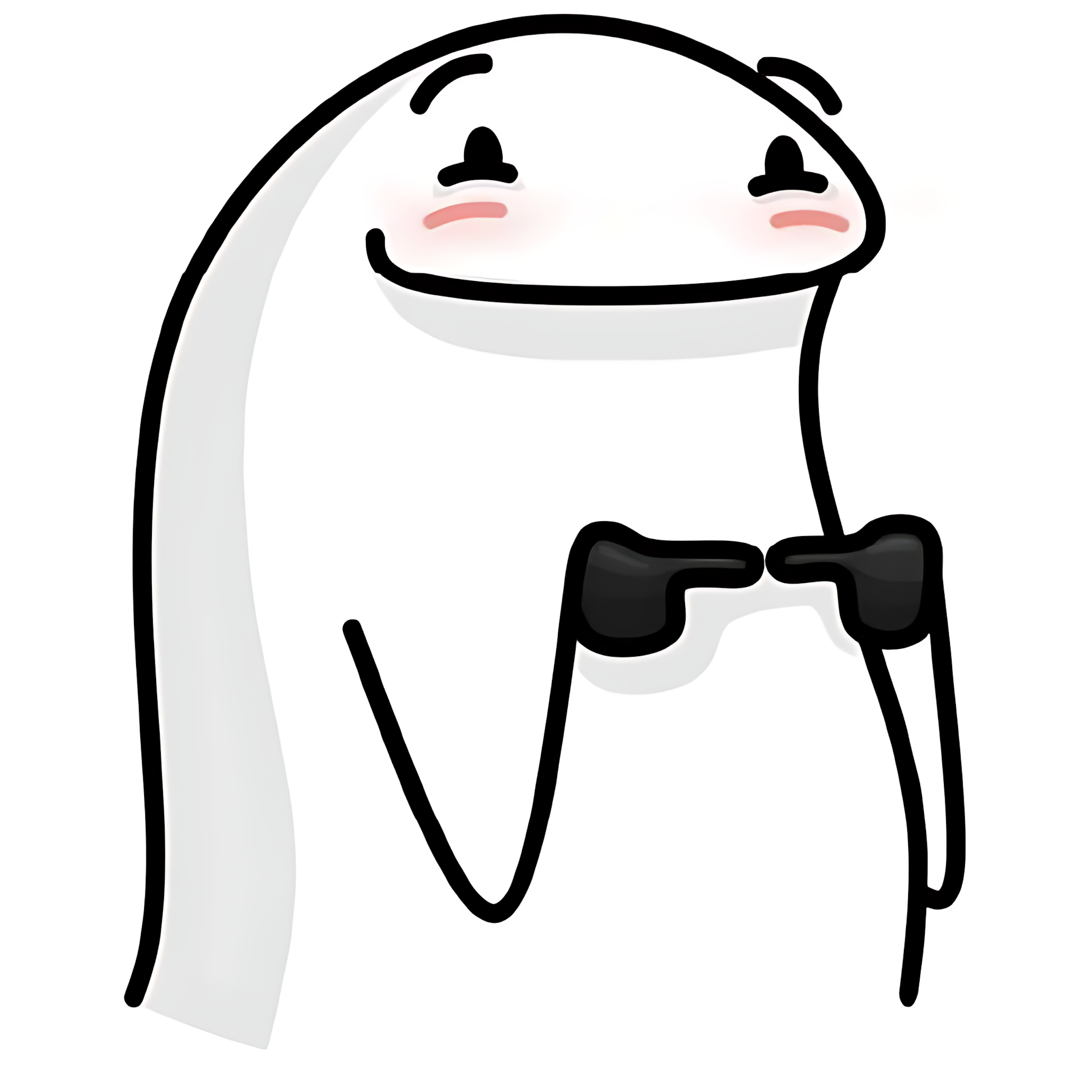 Flork bashful Sticker