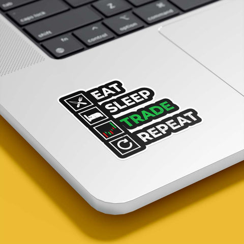 Eat Sleep Trade Repeat Sticker