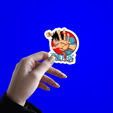 Angry Luffy from One Piece Sticker