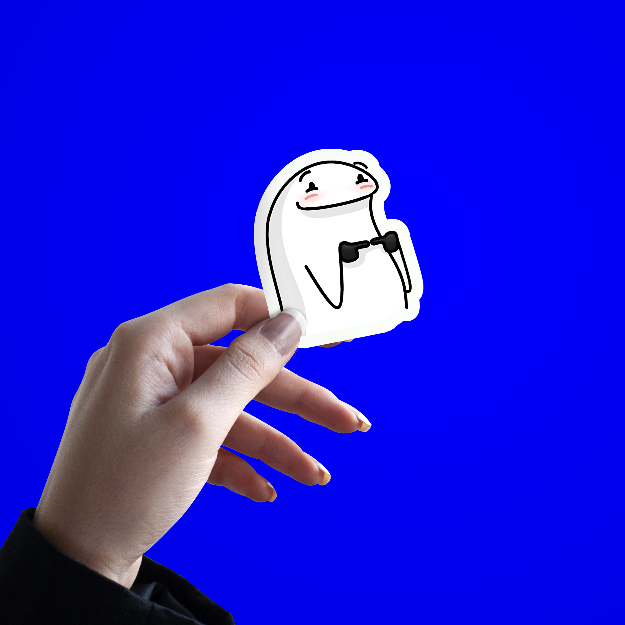 Flork bashful Sticker