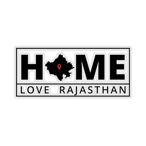 home Love Rajasthan Sticker