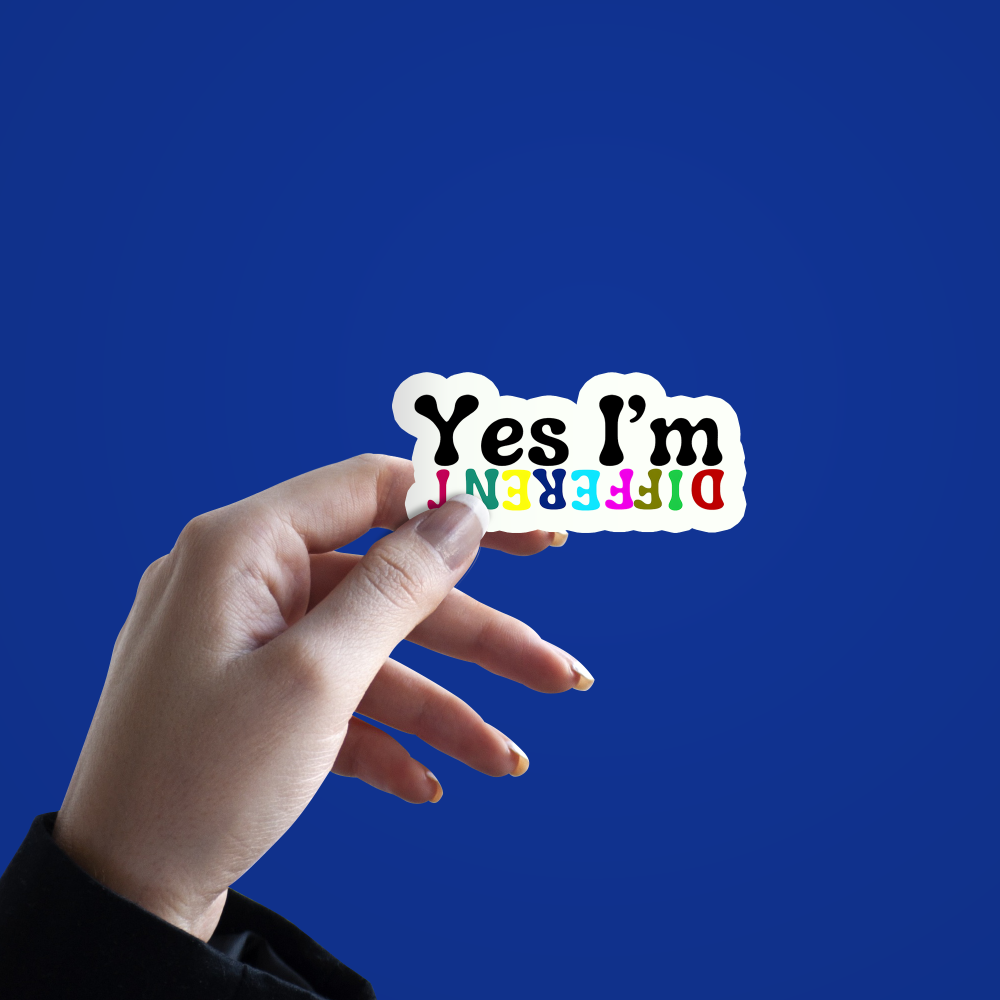 Yes I'm Different Sticker