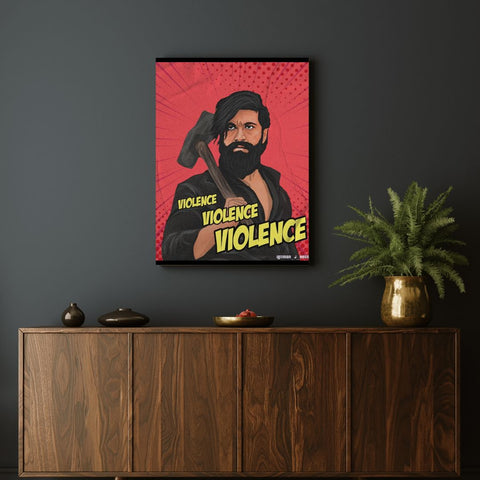 VIOLENCE VIOLENCE VIOLENCE POSTER