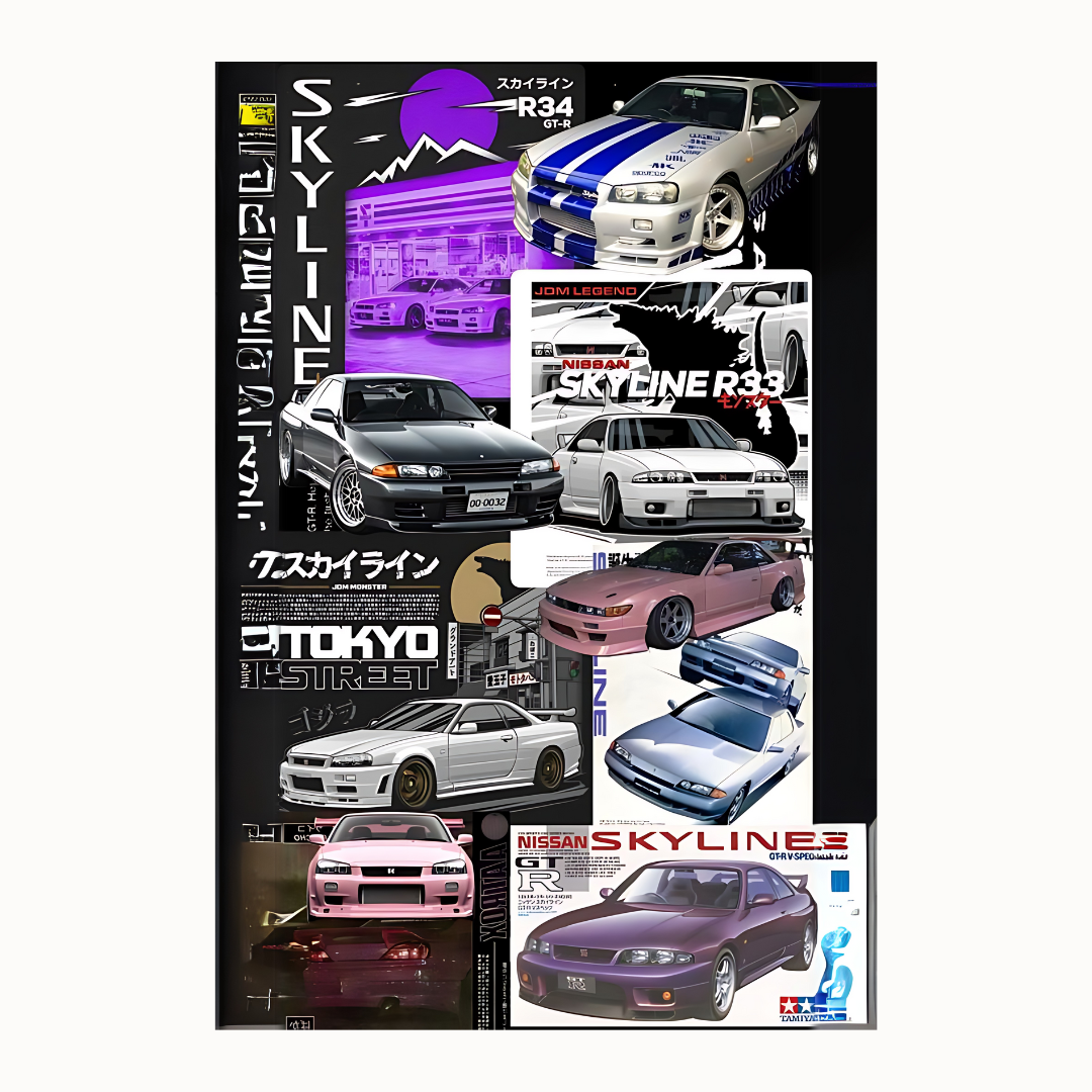 Skyline R33 poster