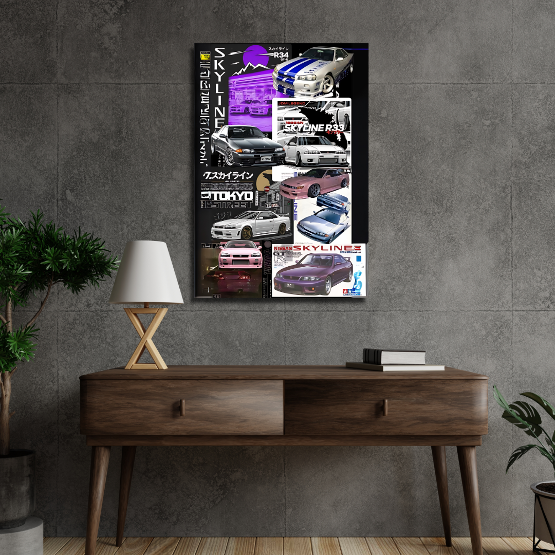 Skyline R33 poster