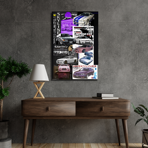 Skyline R33 poster