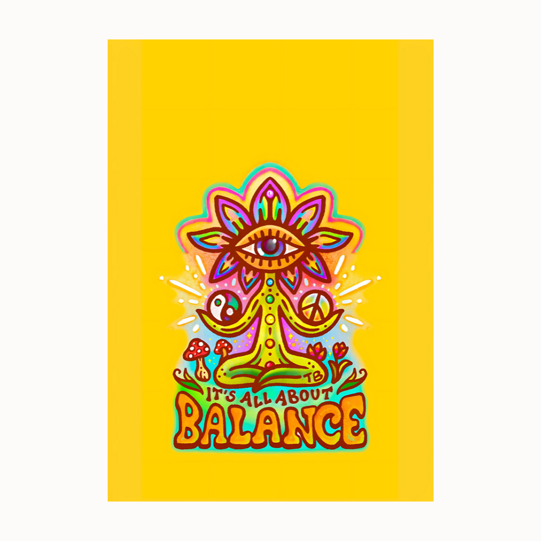 It's all about balance poster