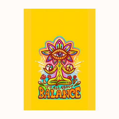 It's all about balance poster