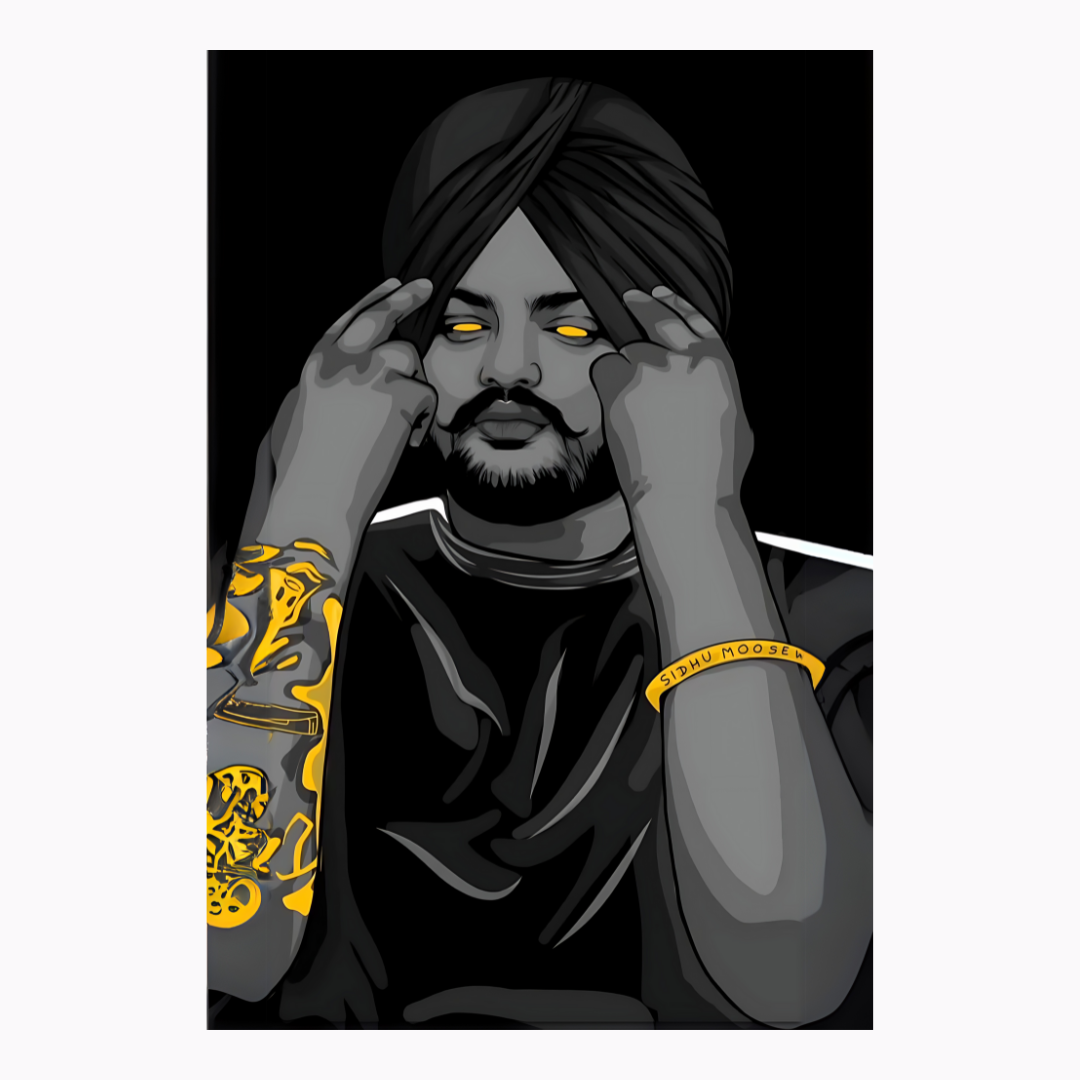 SIDHU MOOSEWALA posters pack of 5