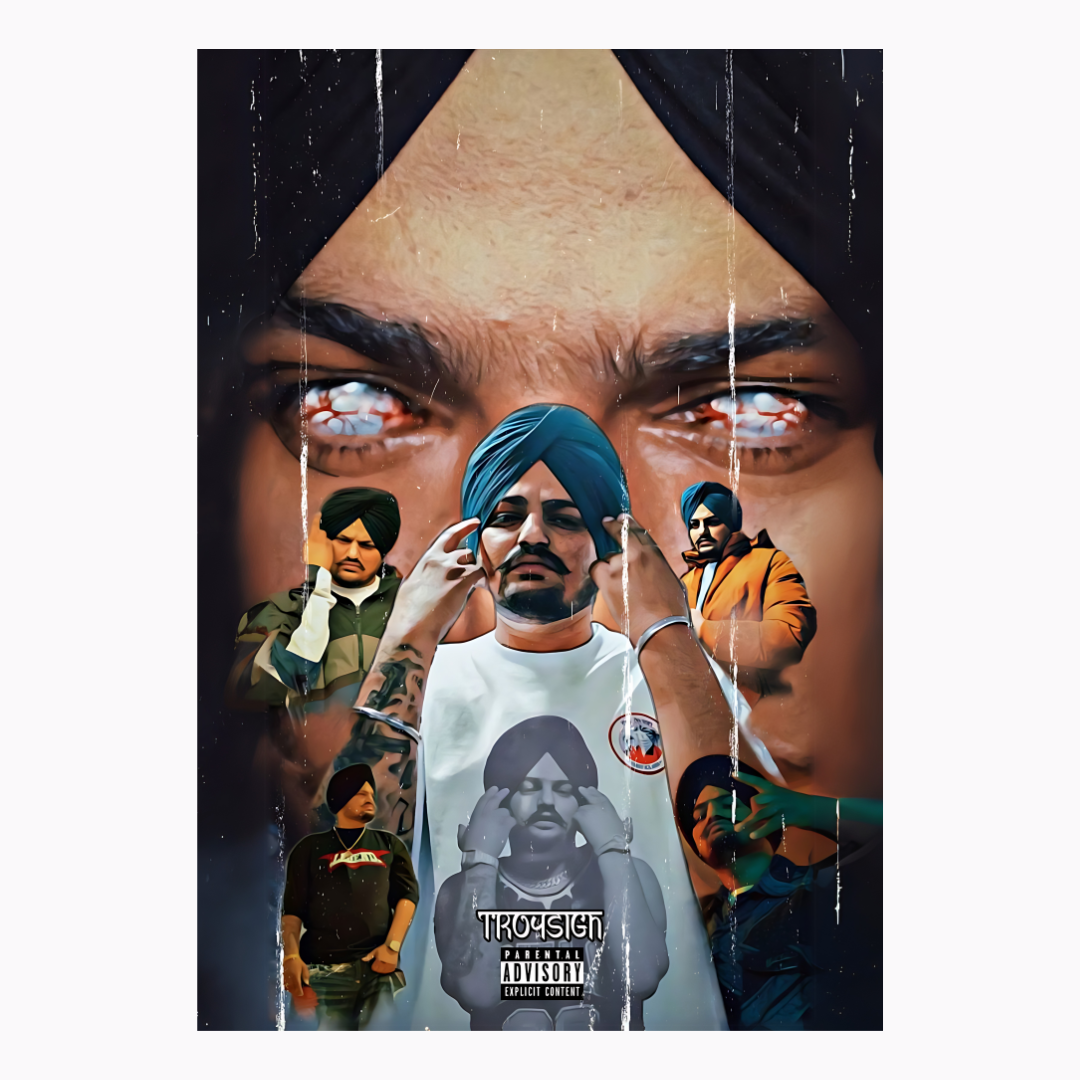 SIDHU MOOSEWALA Posters pack of 10