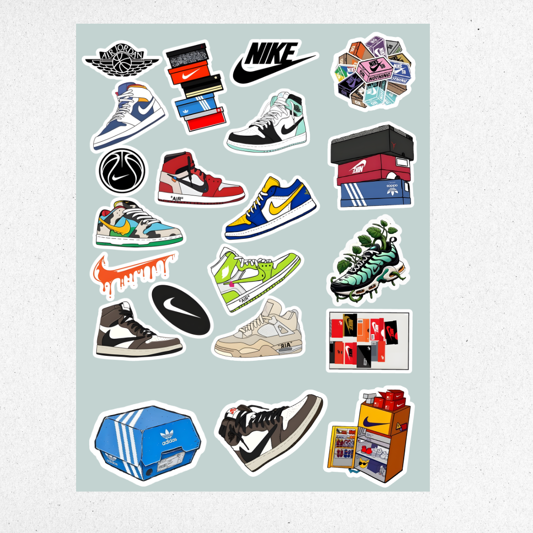 sneakers mini sticker sheet 1